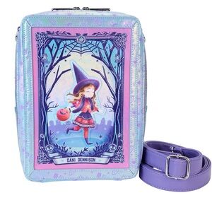 Loungefly Hocus Pocus Tarot Card Iridescent Crossbody Bag